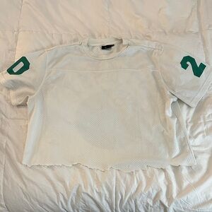 Stussy White Mesh T-Shirt